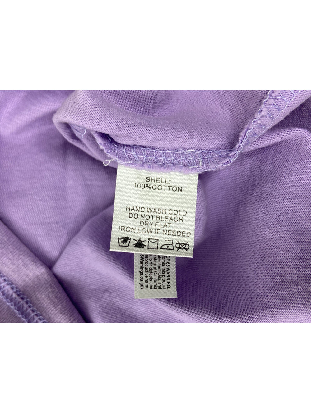 Fantastic Fawn Women Medium Purple Smiling Flower T Shirt Oversized Loose NWT - Picture 6 of 9